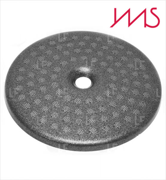 IMS SI 200 TC (PTFE Teflon Coated) precizní sítko sprchy hlavy kávovaru ø 56.5 mm se středovým otvorem 6mm, 98 otvorů ø 3mm, Aisi 316 Stainless Steel, Food Safe Certified, integrovaná membrána 200 µM