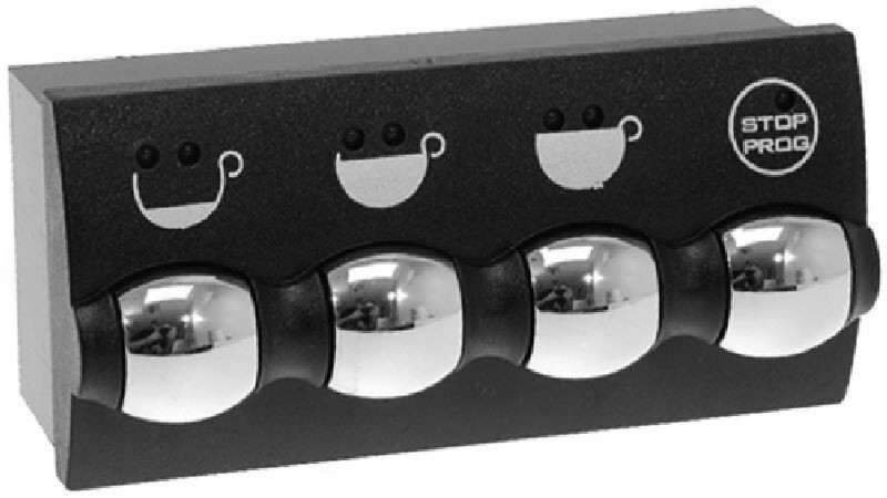Panel ovládacích tlačítek kávovaru WEGA Sphera, mikrospínačové, 4 tlačítka