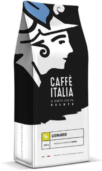 Caffè Italia Leonardo Blend - originální Italská espresso směs - čerstvě pražená a pravidelně doplňovaná na sklad