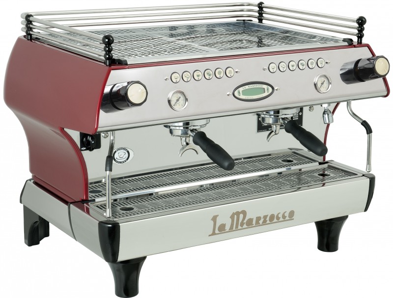 Nový profesionální kávovar La Marzocco FB80 AV 2g Anniversary 90 Color Red Pearl