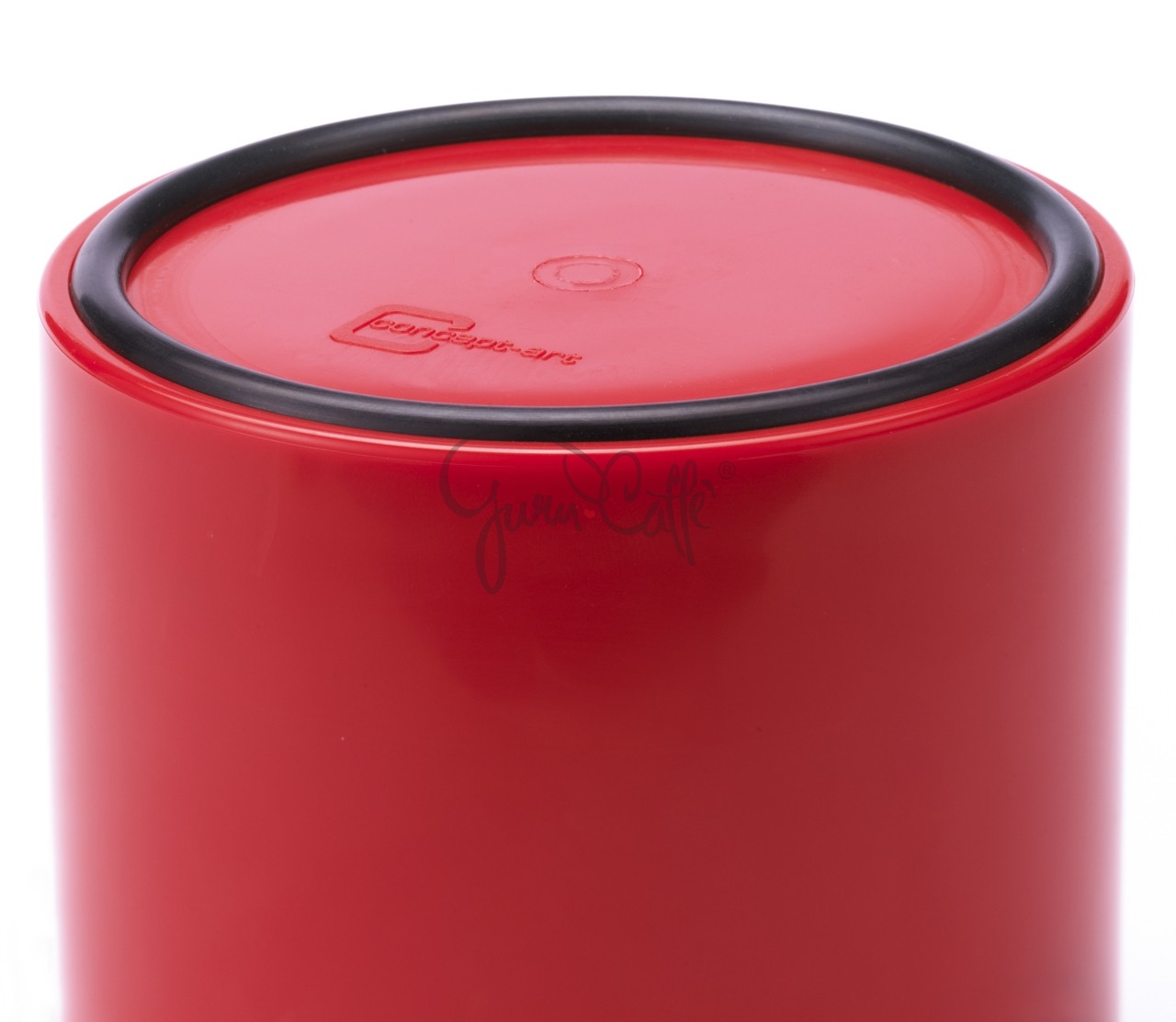 Odklepávací nádoba na kávu  Concept-Art Joe FREX KNOCKBOX Basic Red, materiál plast, barva červená